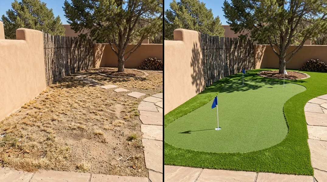 Santa Fe Artificial Grass Cost Guide 2026: Backyards, Pet Turf and Putting Greens
