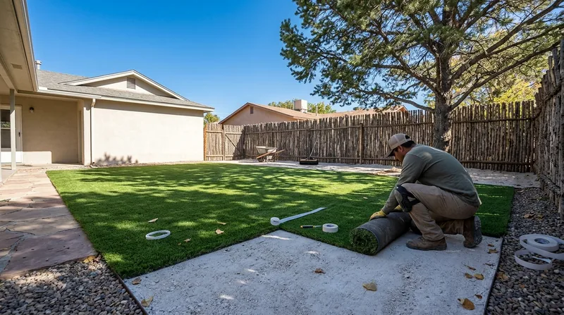 Residential Artificial Grass Installation Santa Fe
