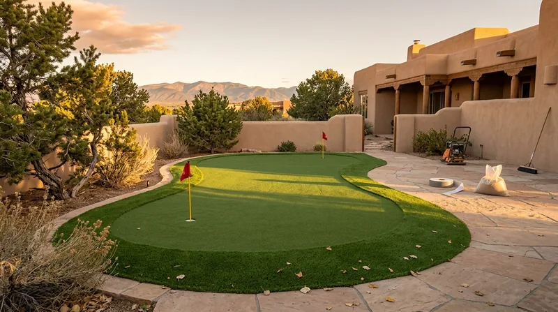 Putting Green Installation Santa Fe